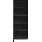  Polica za knjige crna 60x35x170,5 cm izrađeno drvo | Eponuda.ba