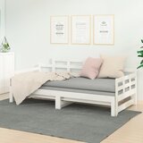  Dnevni ležaj na izvlačenje bijeli 2x(90x200)cm masivna borovina | Eponuda.com