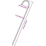  Klinovi za šator 12 kom 37 cm Ø10 mm od pocinčanog čelika | shoptok.hr
