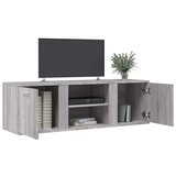 TV ormarić siva boja hrasta 120 x 34 x 37 cm konstruirano drvo | shoptok.hr
