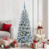 vidaXL Umjetno božićno drvce s stalakom Bijelo 63 x 63 x 150 cm | shoptok.hr
