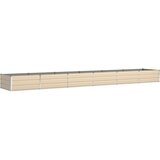  Cvetlično korito Slonokoščena 580 x 100 x 45 cm Cinkana jeklena, (5000207680) | Shoptok.si