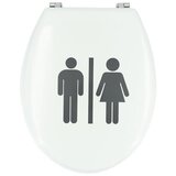 Michelino MDF daska za WC školjku za žene i muškarce | shoptok.hr