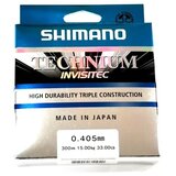 Shimano monofil technium invisitec 300m 0.405mm 15.0kg grey ( R404248 ) | Eponuda.com