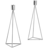 Echtwerk Set Svečnikov Modern, Srebrna, 2 Kos | Shoptok.si