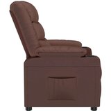  Naslanjač rjavo umetno usnje, (20928428) | Shoptok.si