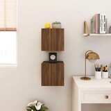  Zidni TV ormarići 2 kom boja smeđeg hrasta 30 5 x 30 x 30 cm | shoptok.hr