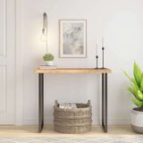 vidaXL Stolna ploča 80x40x2,5 cm pravokutna bagremovo drvo živi rub | shoptok.hr