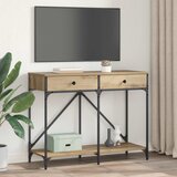  Konzolna stolica s ladicama Umjetnički hrast 100 x 39 x 78,5 cm | Eponuda.com