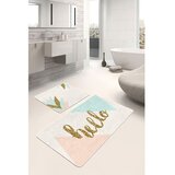 Mila Home Krem/u zlatnoj boji od samta kupaonske prostirke u setu 2 kom 60x100 cm Hello – | shoptok.hr