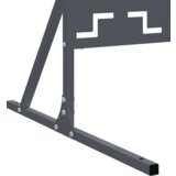 vidaXL Metalna ograja Antracit Prašno lakirano jeklo Standard Vzorec | Shoptok.si