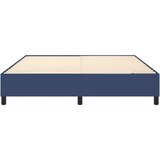  Okvir za krevet s oprugom plavi 160x200 cm od tkanine | shoptok.hr