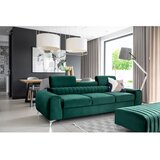 ELTAP Zelena baršunasti sklopiva sofa 261 cm Laurence – | shoptok.hr