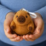  Plišasti obesek za ključeve kapibara 9 x 8 cm - rjava | Shoptok.si