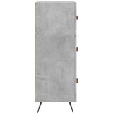  Komoda siva boja betona 69,5 x 34 x 90 cm od konstruiranog drva Slike