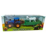Hk Mini TRAKTOR SA KRAVOM PLAVI 39,5X9,5X15,5CM | Eponuda.com