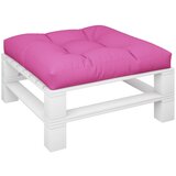  Jastuk za palete ružičasti 70 x 70 x 12 cm od tkanine | shoptok.hr
