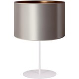  Duolla - Stona lampa CANNES 1xE14/15W/230V prečnik 20 cm srebrna/bakarna/bela | Eponuda.com
