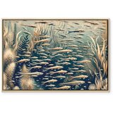  Slika - Oceanic nature 120x80 U prirodnom drvenom okviru | shoptok.hr