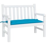  Jastuk za vrtnu klupu svjetloplavi 110x50x7 cm tkanina Oxford | Eponuda.com