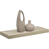  Plutajuća zidna polica boja hrasta 60 x 23,5 x 3,8 cm MDF | shoptok.hr