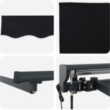  Okvir tende Črna 350 x 250 cm Poliester s PU premazom, (5000206819) | Shoptok.si