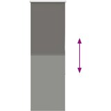 vidaXL Rolo zatemnjena siv 45x130 cm tkanina širina 40,7 cm poliester | Shoptok.si