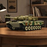 Kockice za slaganje tenka na daljinsko upravljanje Leopard Military - 1100 elemenata | Shoptok.si