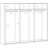 Hom`in OMARA S KLASIČNIMI VRATI, barve hrasta, peščene barve | Shoptok.si