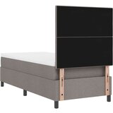  Postelja s škatlasto vzmetjo s pokrivalom taupe 80x200 cm tkanina, (22082745) | Shoptok.si