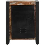 vidaXL Nočna omarica večbarvna 40x30x51 cm trden predelan les | Shoptok.si