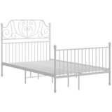  Okvir za krevet bijeli metalni 120 x 200 cm | shoptok.hr