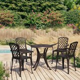  5-dijelni bistro set od lijevanog aluminija brončani | Eponuda.ba