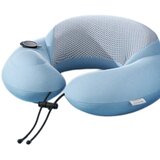 INF U-vzglavnik s pritiskom za hitro napihovanje, 360° podpora Blue, (5000286750) | Shoptok.si