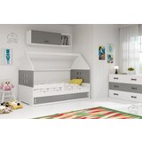 BMS Group Otroška postelja Domi-1 - 80x160 cm - bela/grafit | Shoptok.si