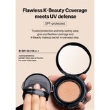 JUNG SAEM MOOL Essential Skin Nuder Cushion vlažilni make-up v gobici + nadomestno polnilo odtenek Pink Light 2x14 g | Shoptok.si