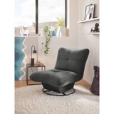 CARRYHOME FOTELJ, barve grafita tekstil | Shoptok.si