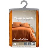 Douceur d intérieur Oranžna/rjava posteljnina za zakonsko posteljo/podaljšana iz muslina 240x220 cm Angelia – | Shoptok.si