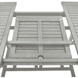  Vrtni stol sivi 200 x 100 x 75 cm od masivnog bagremovog drva | shoptok.hr