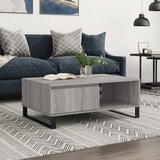  Stolić za kavu siva boja hrasta 90x60x35 cm konstruirano drvo | shoptok.hr