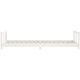 vidaXL Okvir za dječji krevet bijeli 90 x 200 cm od masivne borovine | shoptok.hr