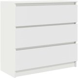 Komoda bela 80x35x76 cm inženirski les | Shoptok.si