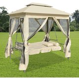 vidaXL gazebo konvertibilna ljuljačka krema bijela Cijene