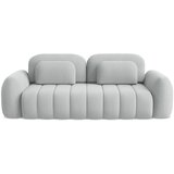 Makamii Svijetlo siva sklopiva/s prostorom za odlaganje sofa od bouclé tkanine 266 cm Pele – | shoptok.hr