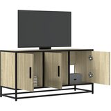 TV ormarić Sonoma hrast 100x35x50 cm Konstruirano drvo i metal | shoptok.hr