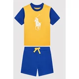 Polo Ralph Lauren Komplet majica in športne kratke hlače 320870789001 Pisana Regular Fit