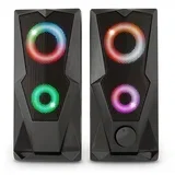 Zvučnici za računar 2.0 6W YSP 2003 RGB, Crni