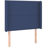  Uzglavlje s ušima plavo 93x16x118/128 cm od tkanine | shoptok.hr