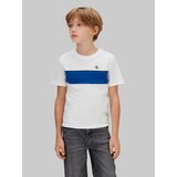 Calvin Klein Jeans Majica modra / črna / bela | Shoptok.si