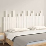 vidaXL Zidno uzglavlje bijelo 159,5x3x80 cm od masivne borovine | shoptok.hr